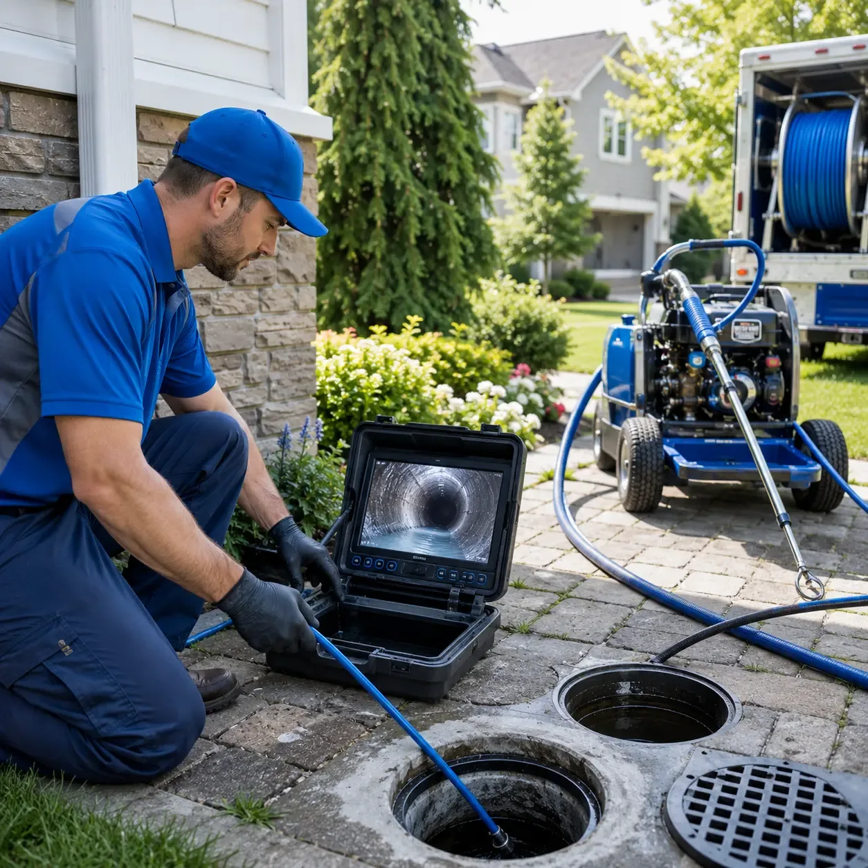 Outdoor drain cleaning professionals serving Babylon, NY